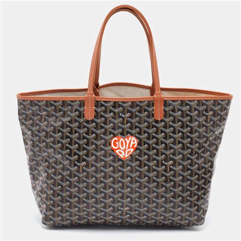 goyard used tote|pre owned goyard handbags.